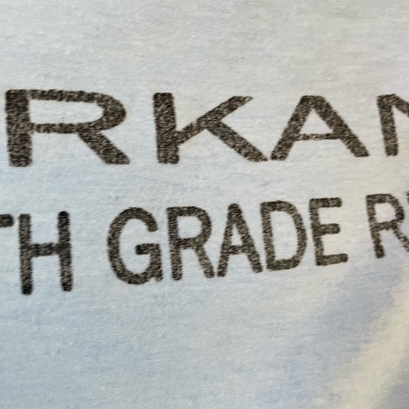 Vintage Arkansas State 12th Grade Reading Test Funny Humor 1990s Graphic Tee - Picture 4 of 6